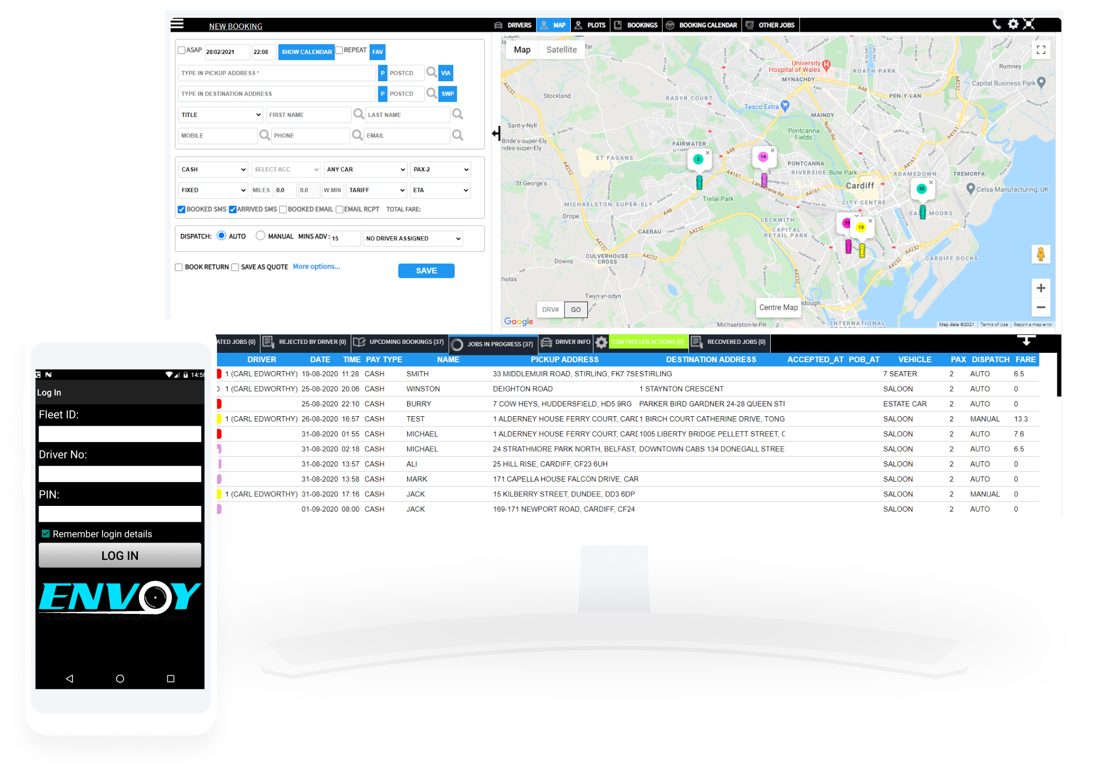 Taxi Driver App | Android an iPhone Drive App | Mobile Application for ...